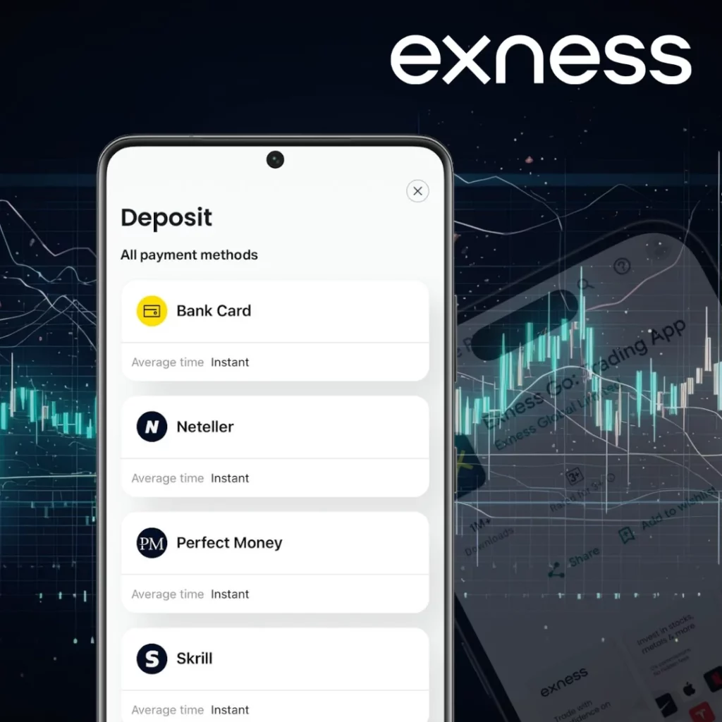 كيف أقوم بإيداع الأموال في Exness